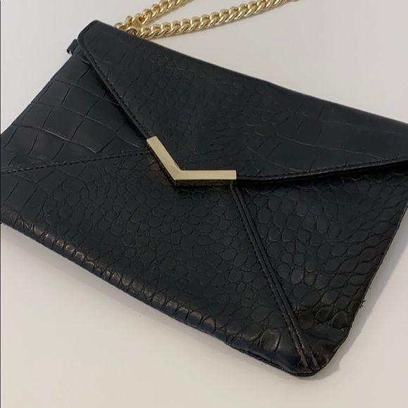 Express croco clutch with wrist chain - Picture 2 of 10